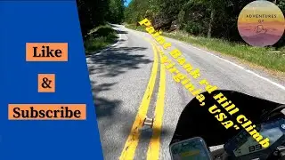US Route 311, Paint Bank Rd Hill Climb on a Yamaha FZ09