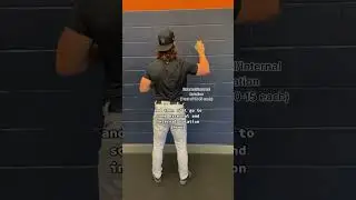 Trainning baseball pitcher