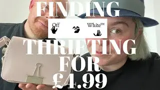 FINDING OFF WHITE THRIFTING FOR &pound;4.99  |  CHARITY SHOP SHOPPING HAUL | THRIFT HAUL | RESELLERS