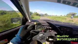 Driver's Eye onboard Felix Garcia & Miguel Angel Garcia Ford Sierra Cosworth 8&ordm; Rally de Asturias