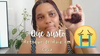 Retoque de Raiz em casa Com Guanidina e tive Corte Químico 😭