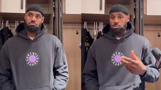 LeBron James takes a subtle shot at the Lakers front office after loss 😬