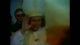 Trzecia Pielgrzymka Jana Pawła II do Polski - fragment relacji. Program Pierwszy 08.07.1987