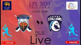 LPL  2020 match no 8 Live Streaming jaffna vs kandy