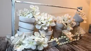 Dollar Tree DIY Farmhouse Wood Table Runner Centerpiece