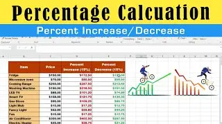 Excel Tutorial: How to Calculation Percentage (Increase and Decrease) in Excel | Step-by-Step Guide