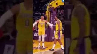 Crazy Court-side angle of Russel Westbrook Poster 🔥🔥