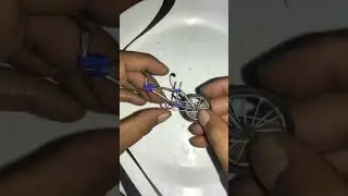 GUMAWA AKO NANG MALIIT NA BIKE GAMIT ANG WIRE PARA MAY LAROAN ANG MGA ANAK KO✅ #highlights 