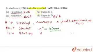 In which virus, DNA is double stranded