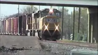 Railfanning in Rosenberg, TX 12/15/12