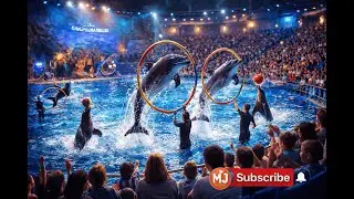 Dubai Dolphinarium Show 🐬 | Amazing Dolphin & Seal Performance | MJ Art&rsquo;s Channel | Part 1