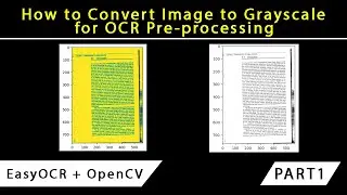 1. How to Convert Image to Grayscale for OCR Pre-processing (EasyOCR + OpenCV)