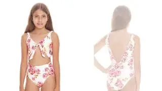 Agua Bendita Oazze Collection - Ruby Kids One Piece