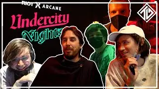 Travis and Brodin EXPLORE Zaun and hang with friends at Undercity Nights - Vlog