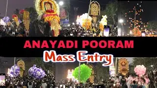 ആവേശം നിരഞ് ആനപ്പൂരം | Mass Entry in Anayadi Pooram | Anayadi #anayadipooram #anayadi