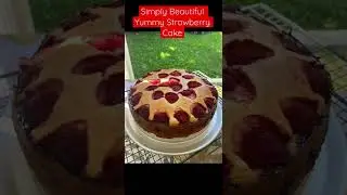 A Summer Cake Idea! Simple and Easy to make Strawberry Cake 🍓🎂