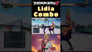 lidia high damage combo Tekken 8 #tekken8 #tekken #dreadprince #lidia #yt #철권8 #shorts