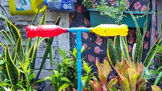 How to make rotate water sprinkler for home garden.
