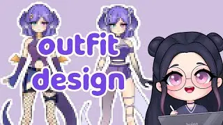[SPEED PAINT] Nijisanji EN VTUBER SELEN TATSUKI Outfit Design Contest #SELENCLOSET