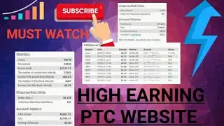 Best High income PTC site || Good earning opportunities