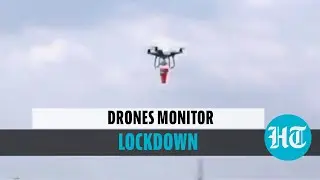 Watch: Telangana cops use drones to monitor lockdown amid Covid surge