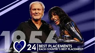 Each country's best result at Eurovision | 1956 - 2024