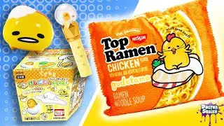New Gudetama Haul and Make Your Own Gudetama Erasers!