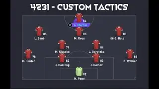 FIFA 21 - 4231 Custom Tactics and Team Update | Weekend League ready