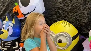 Экскурсия по домам с привидениями 🎃👻 🤡 🎃 и потрясающий, быстрый тур по украшению к Хэллоуину в Ca...