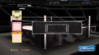 WWE 12 Create an Arena Walkthrough