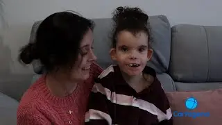 Claudia tiene 7 años y convive con el síndrome de Menke-Hennekam
