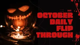 October Daily FLIPTHROUGH 2021 - Citrus Twist albums and Echo Park collection