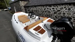 Обзор новой роскошной лодки SEAPRO 4m RIB
