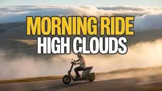 Morning Ride with High Cloud and Low Visibility | Regular Day Travel