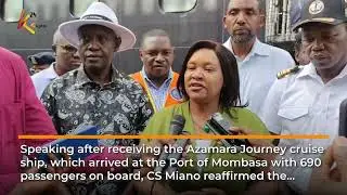 Kenya emerges as a top cruise destination as Azamara Journey docks in Mombasa with 690 tourists.