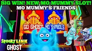 OMG! MO MUMMY'S FRIENDS! NEW MO MUMMY SLOT | BIG WIN ON SPOOKY LINK GHOST SLOT | New Las Vegas Slots