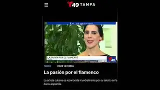 REPORTAJE DE TELEMUNDO 49 A IRENE RODRIGUEZ