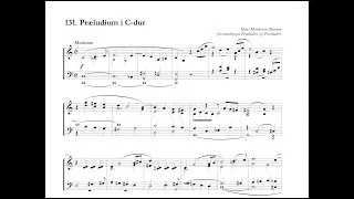 Hans Matthison-Hansen: Pr&aelig;ludium i C-dur / Prelude in C Major