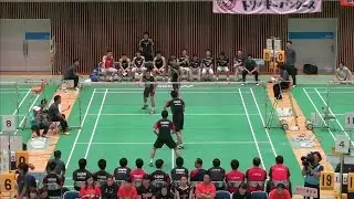 大嶋/山﨑 vs 早川/遠藤 全日本実業団2016 準決勝 D1