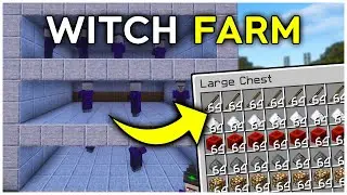 Самая простая ферма ведьм в Minecraft Java 1.21.5 (руководство)
