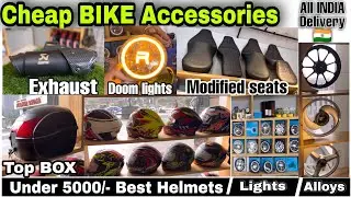 Cheap Bike Accessories || Best Touring Accessories / Bike Modification / All Basic Accessories 🔥