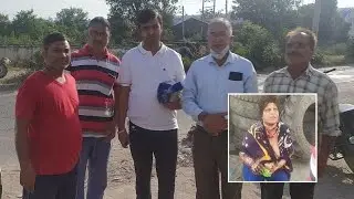 मेरठ रोड पर जली हालत में मिली महिला - अपना आशियाना की टीम पहुंची