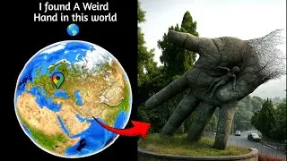 📍Weird Hand Ever On Google Earth❗ 🌎#weird #googleearth #earth #animation #viral #maps