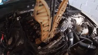 Step-by-step how to remove timing chain from BMW N13B16 engine - BMW 114i project