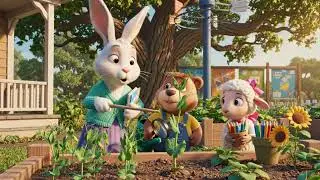Part 19 &ndash; Teacher Bunny and Kids Explore &ldquo;Weather and Plants&rdquo;