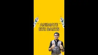 How to Animate Eyes darting Around - Eye Dart Animation Tutorial