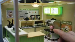 Milk Tea Shop DIY | Miniature tea shop