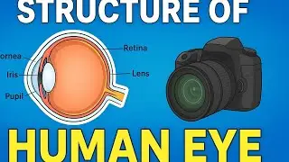 2.1🎯 Eye Structure100%Concept Clear!| Science|Exam Special| Diagram with Explanation#class10science 