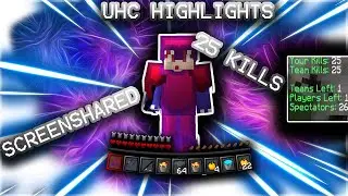 UHC Highlights #39 - SCREENSHARED + 25 KILLS in UHC!