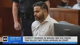 Man charged in deadly wrong-way crash appears in court